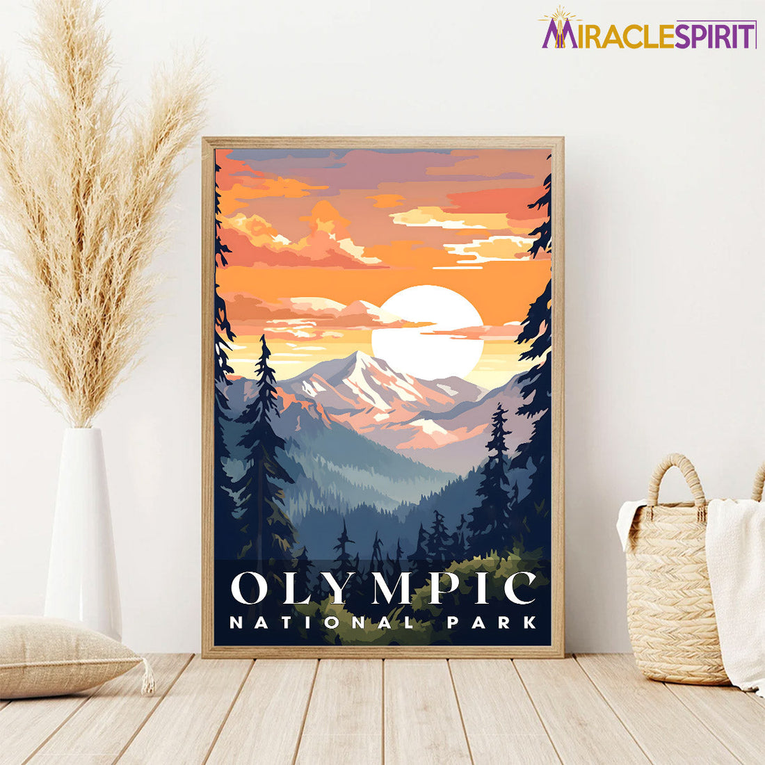 Olympic National Park, National Parks Wall Poster